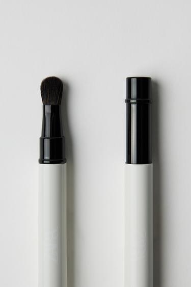 DUAL-ENDED EYE BRUSH #1 - tinted leather by Zara - Image 1