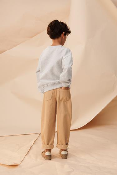 LIMITED EDITION EMBROIDERED SWEATSHIRT - Grey marl by Zara - Image 3