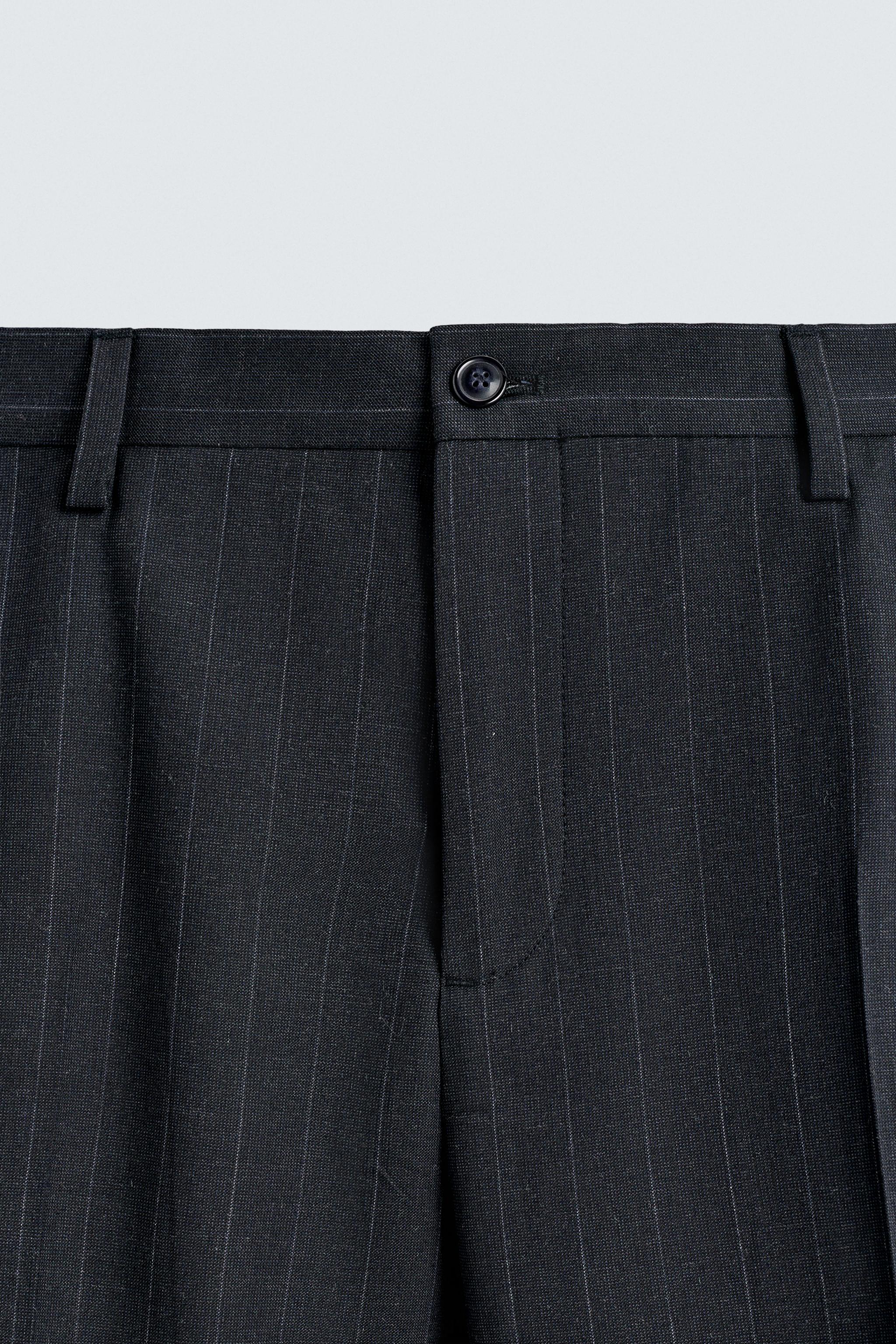 PANTALON DE COSTUME À RAYURES