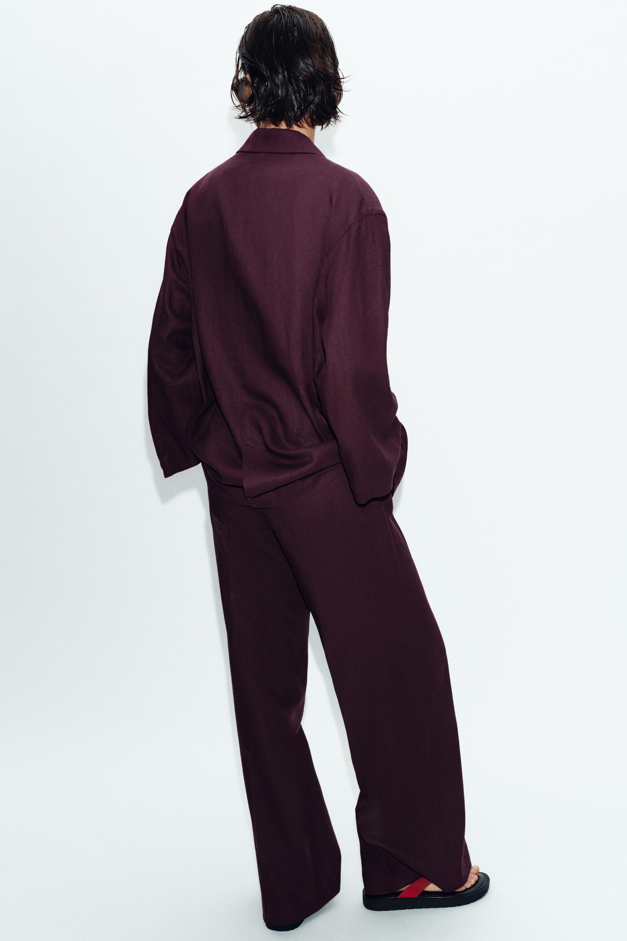 PANTALON DROIT EN LIN