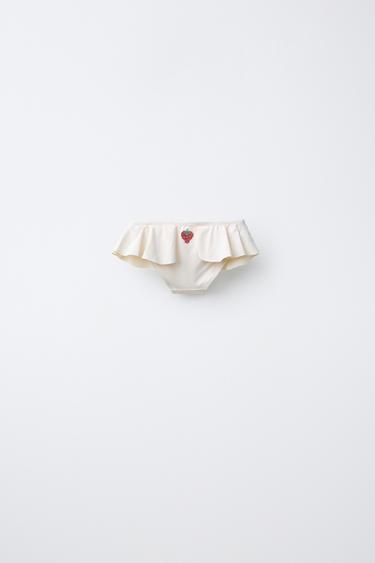 1-6 YEARS/ TWO PACK RUFFLE AND STRAWBERRY SWIM BRIEFS - Pink by Zara - Image 2