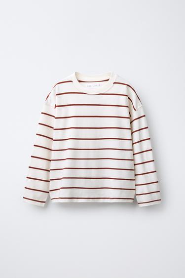 THREE-PACK OF PLAIN AND STRIPED T-SHIRTS - Anthracite grey de Zara - Image 2