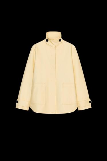 CHAQUETA  ALGODÓN ZW COLLECTION - Amarillo claro de Zara - Imagen 0