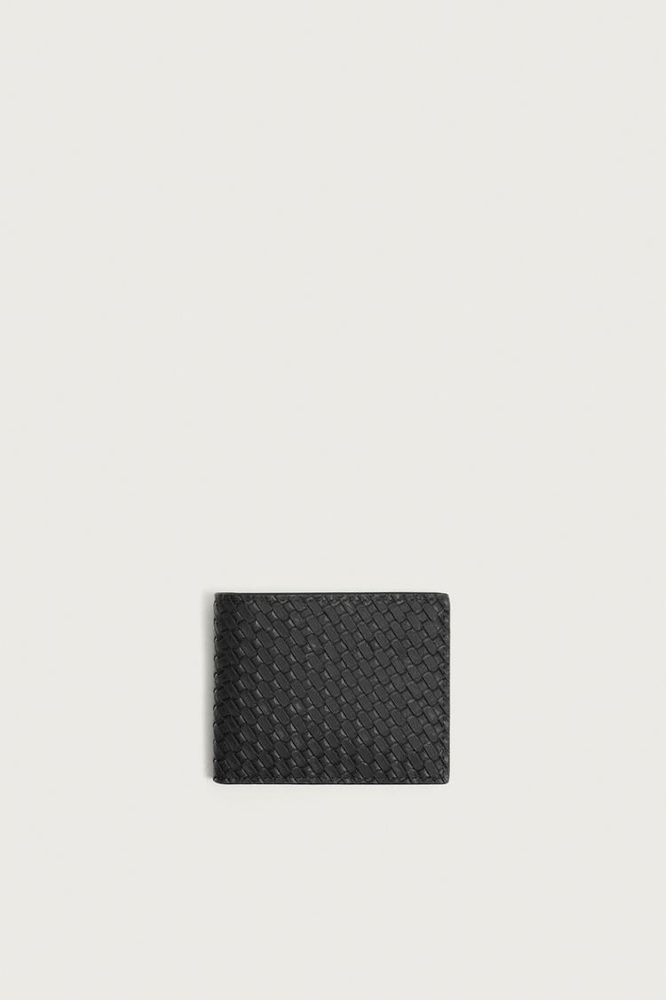 Braided wallet — Black
