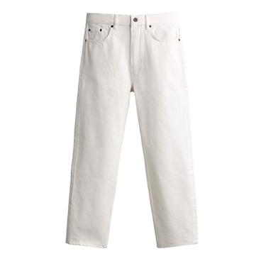 JEANS STRAIGHT ANKLE FIT - Blanco de Zara