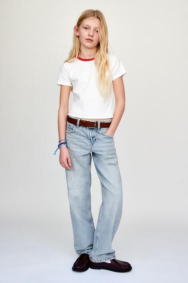 ДЖИНСЫ STRAIGHT — СИНИЙ от Zara