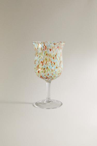 VEELKLEURIG WIJNGLAS - BLAUWGROEN van Zara - Afbeelding 0