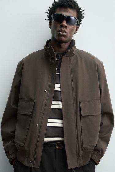 TECHNICAL JACKET WITH DETACHABLE WAISTCOAT - Brown by Zara - Image 6