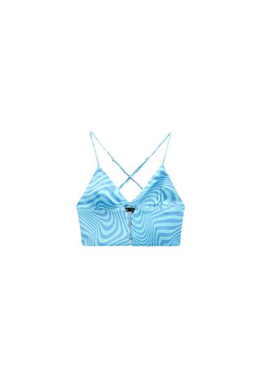 TOP CROP SATINADO