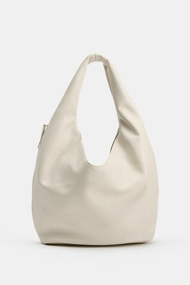 Zara 大型肩背包 - 裸色