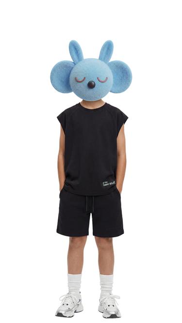 Zara COMFORT PLUSH SHORTS - Black