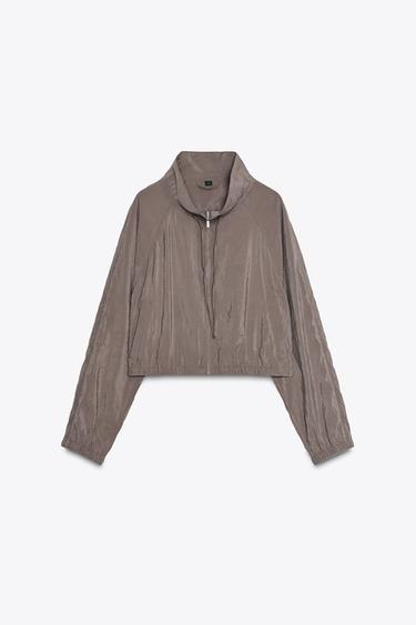 CASACO MOLETOM - Marrom-chocolate da Zara