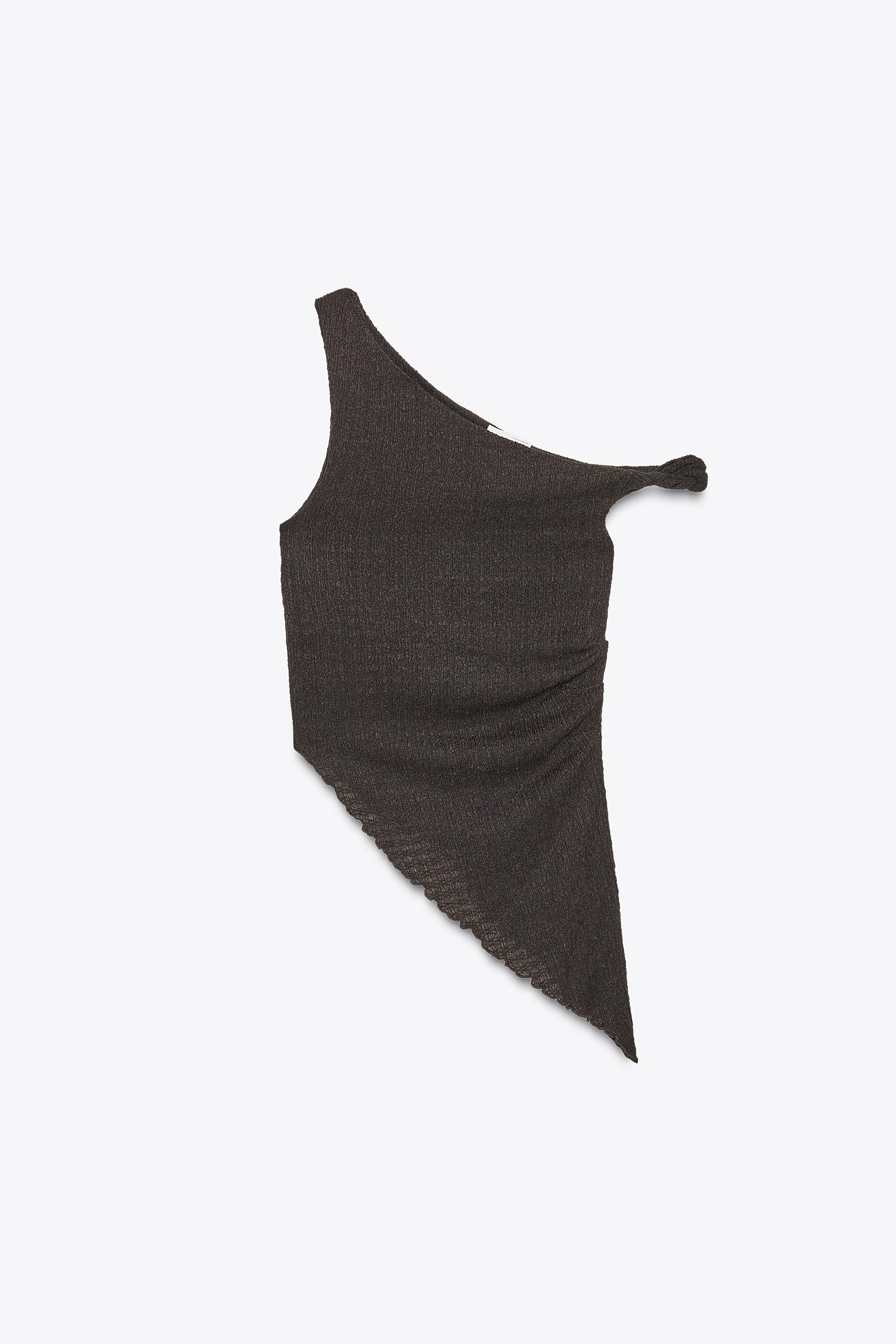 TOP ASYMÉTRIQUE TEXTURÉ