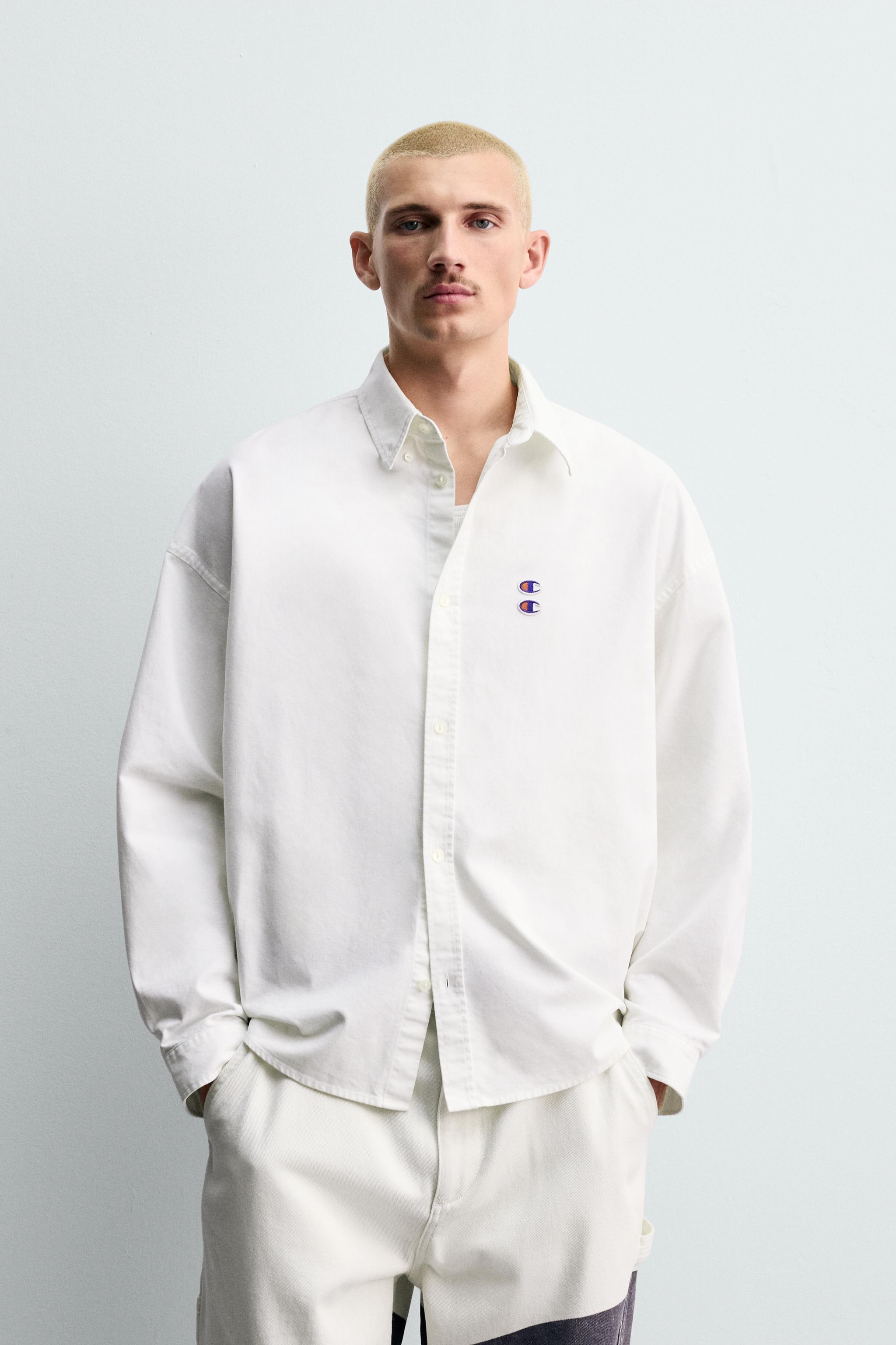 CHAMPION® X ZARA PATCH OXFORD SHIRT