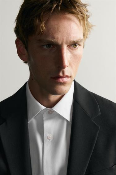 Zara COMFORT SUIT BLAZER - Black