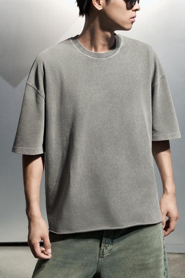 FADED RELAXED FIT SWEATSHIRT - Anthracite grey by Zara