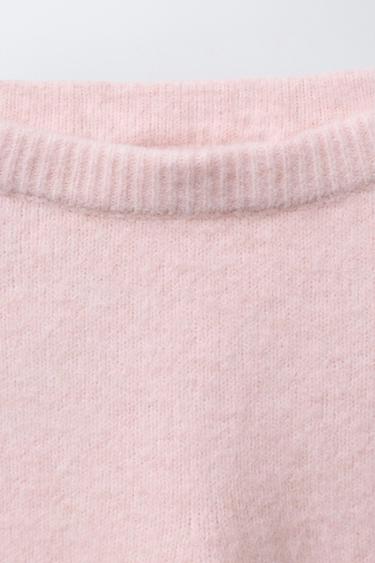KNITTED LEGGINGS WITH FRILL POCKET - Light pink by Zara - Image 2