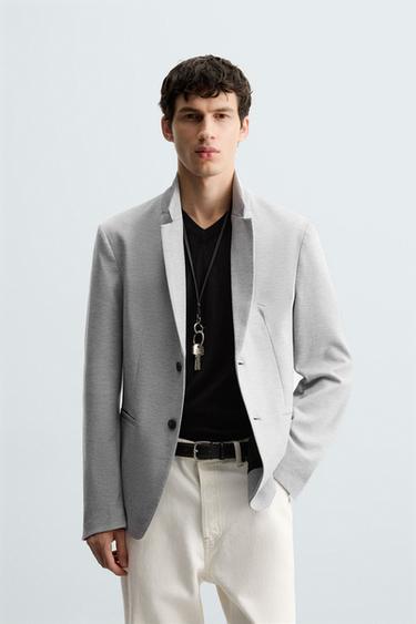 COMFORT SLIM FIT BLAZER - Grey by Zara