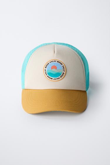 GORRA REJILLA PARCHE ENGOMADO - Arena de Zara