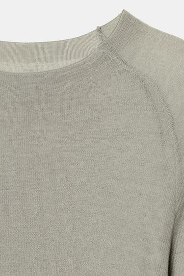 EXTRA FINE KNIT TOP - Light grey by Zara - Image 5