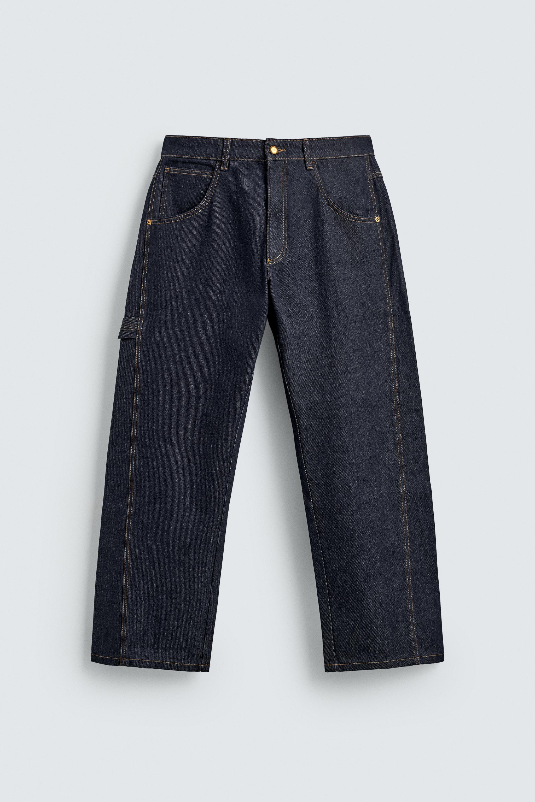 EMBROIDERED LOOSE FIT JEANS