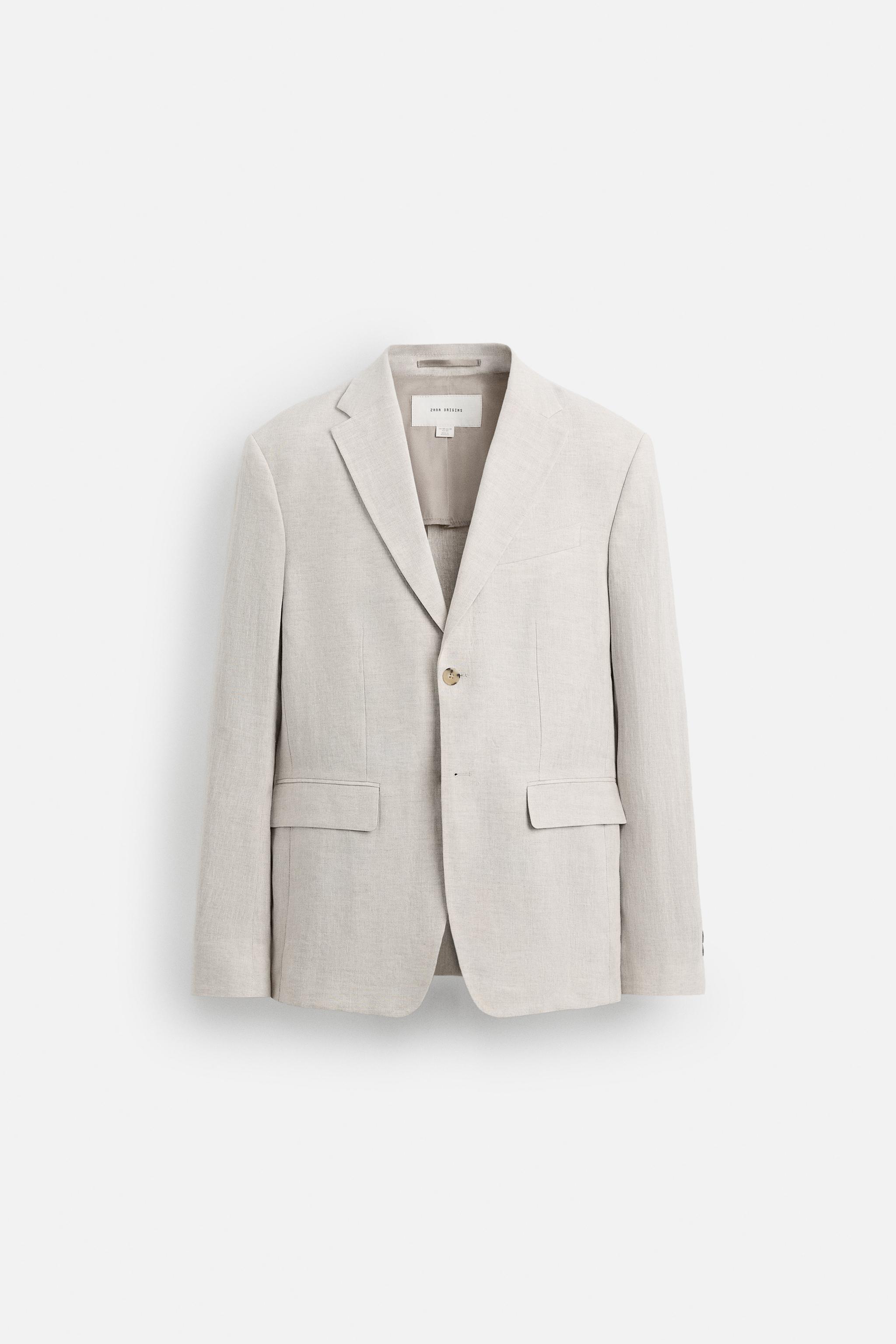 BLAZER DE COSTUME 100 % LIN
