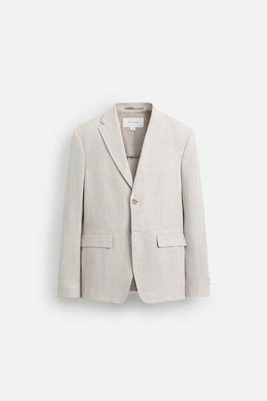 Zara Kum - %100 KETEN TAKIM BLAZER