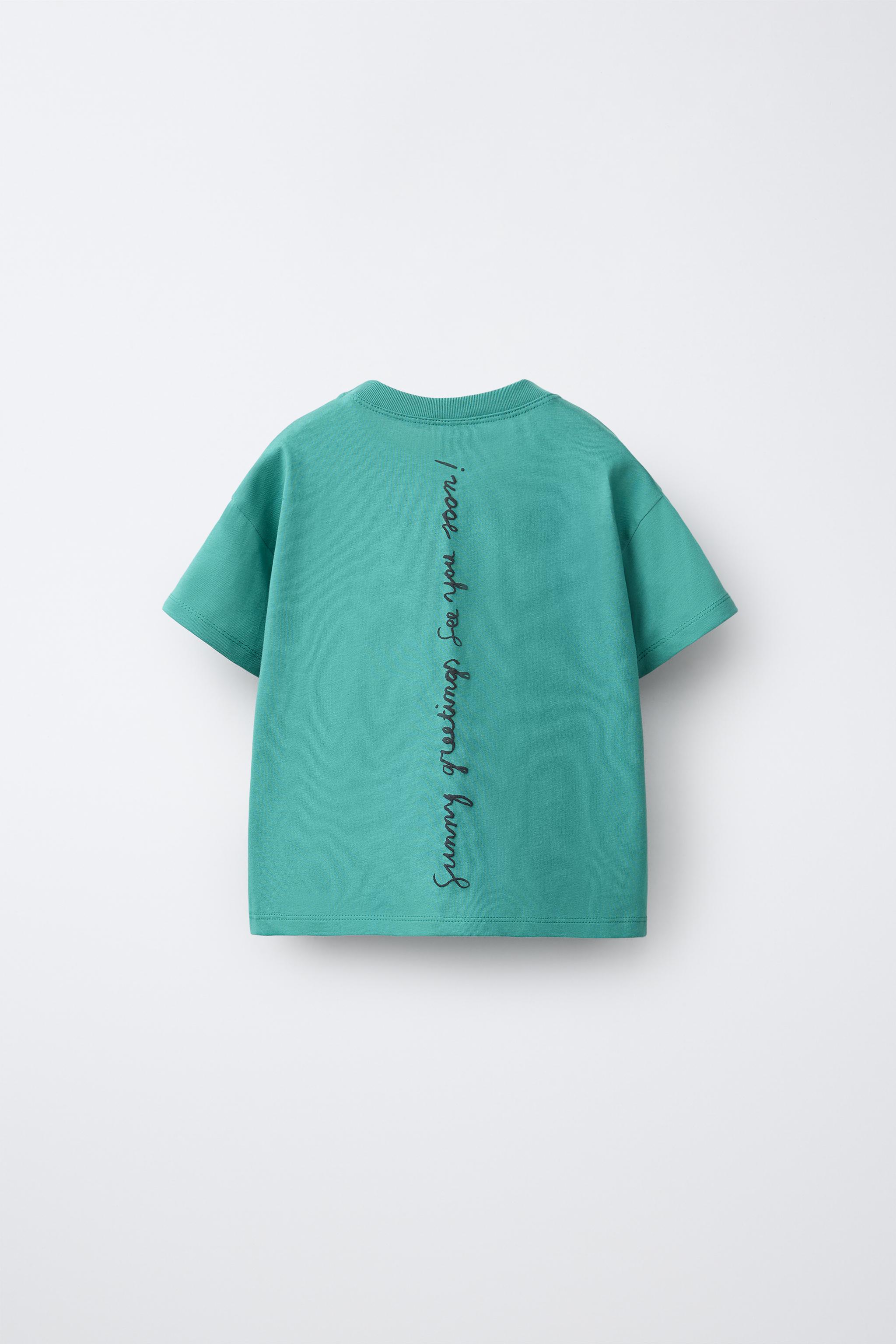 Детские футболки Zara ISABELLE VANDEPLASSCHE © ICE CREAM AND SAILBOAT T-SHIRT — фото 3