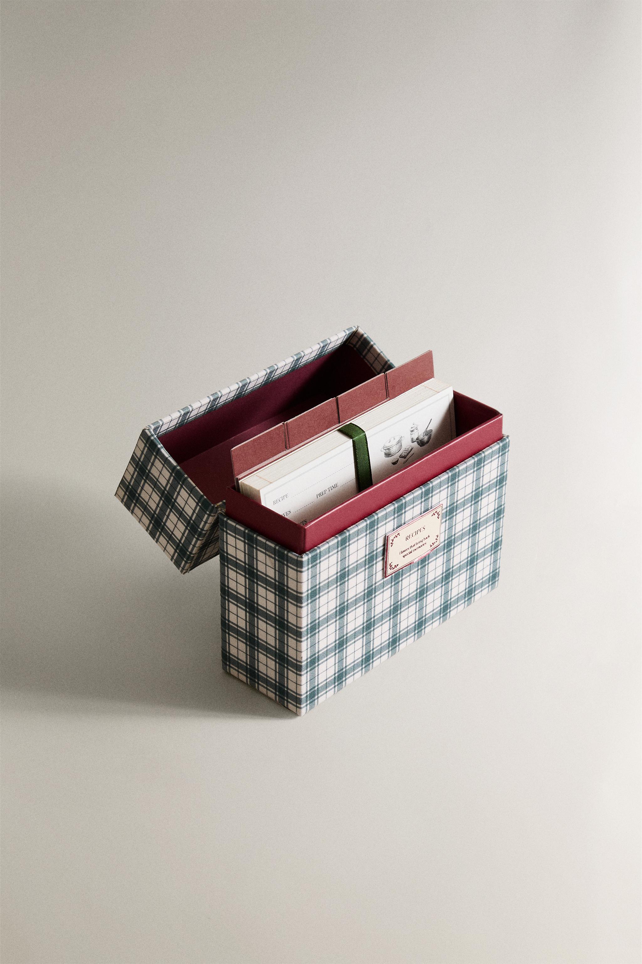 BOÎTE À RECETTES CARTES DE NOËL