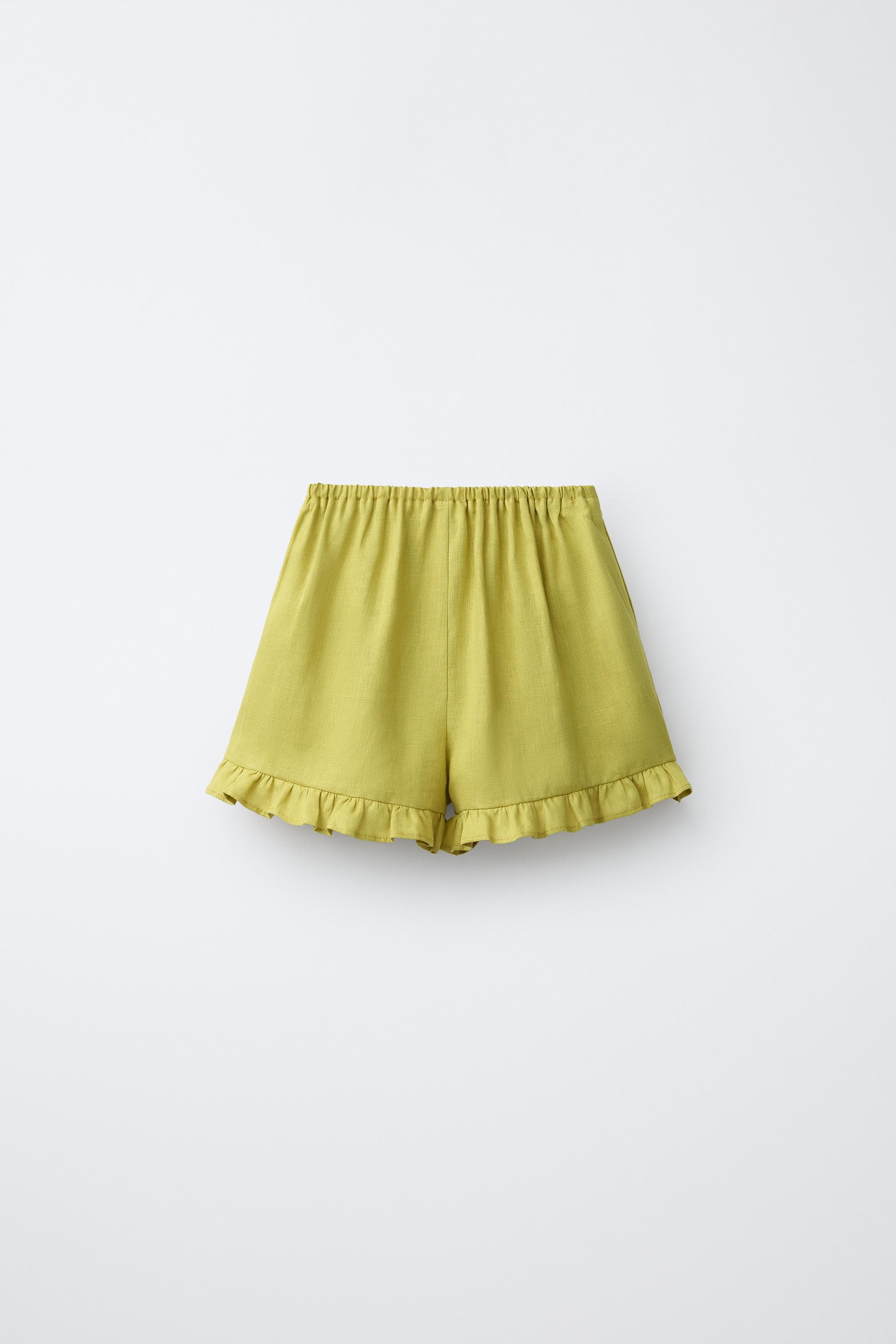 100% LINEN SHORTS