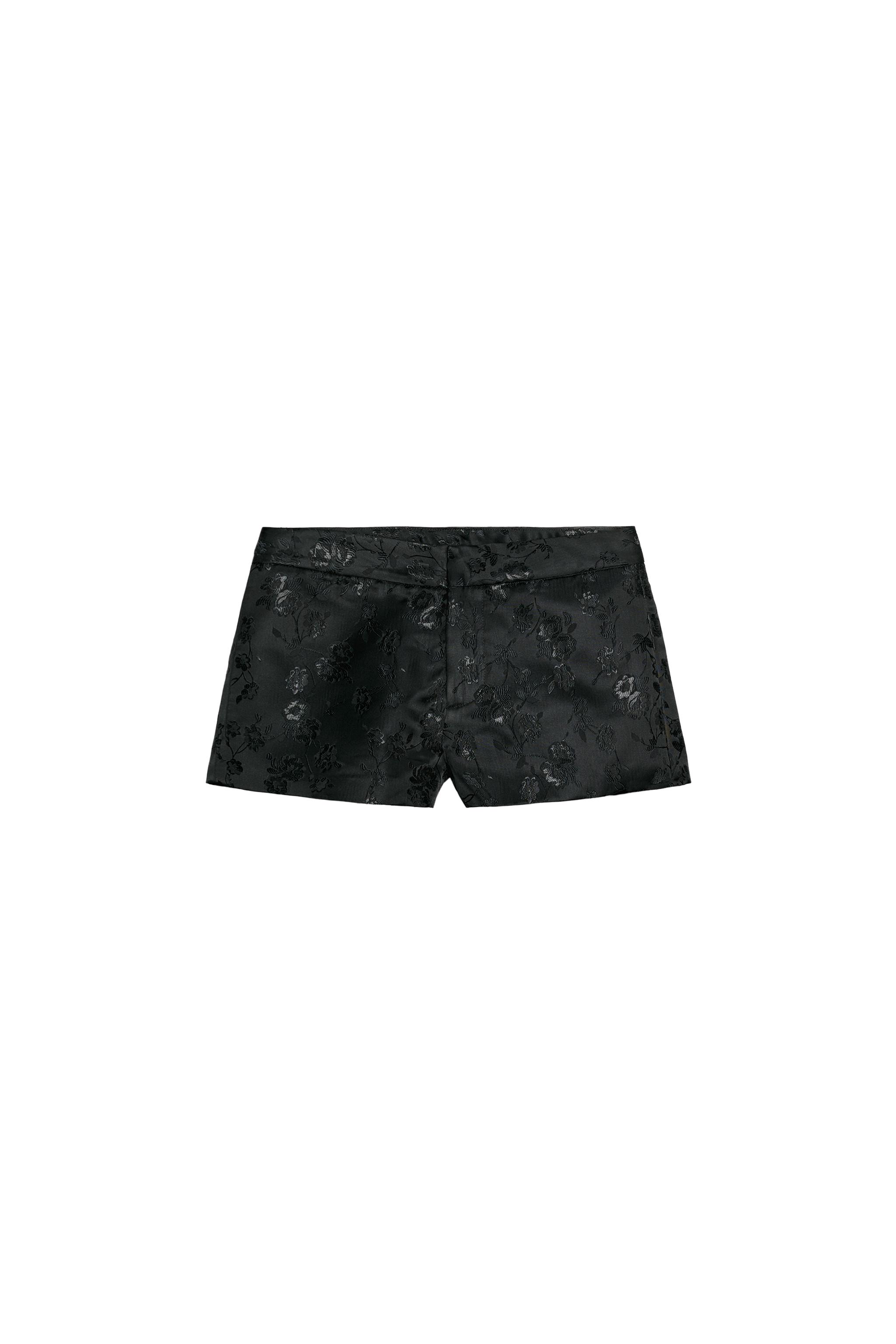 JACQUARD MINI SHORTS - Black | ZARA United States
