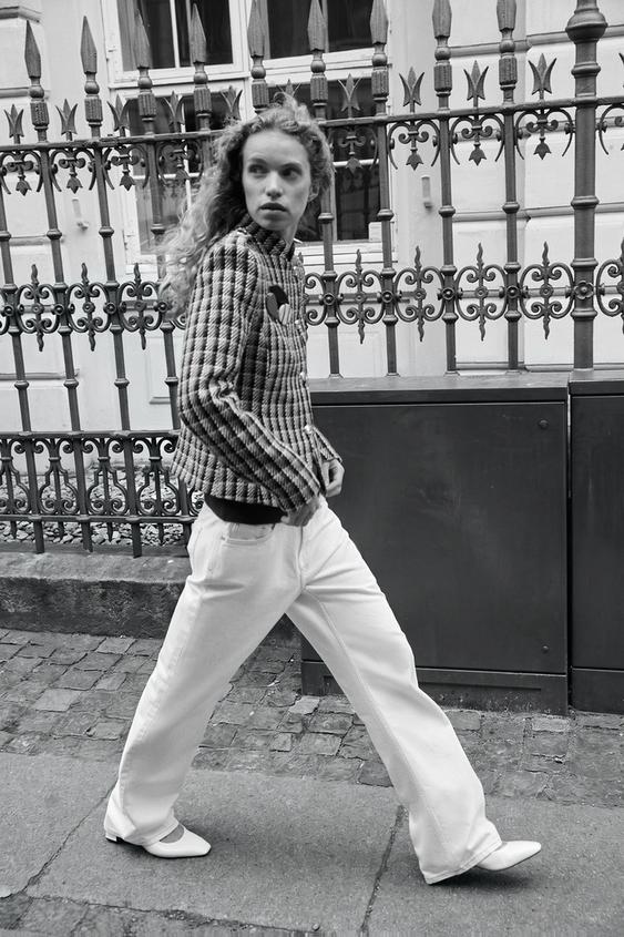КОЖАНЫЕ ТУФЛИ-МЮЛИ — Белый от Zara — изображение 0
