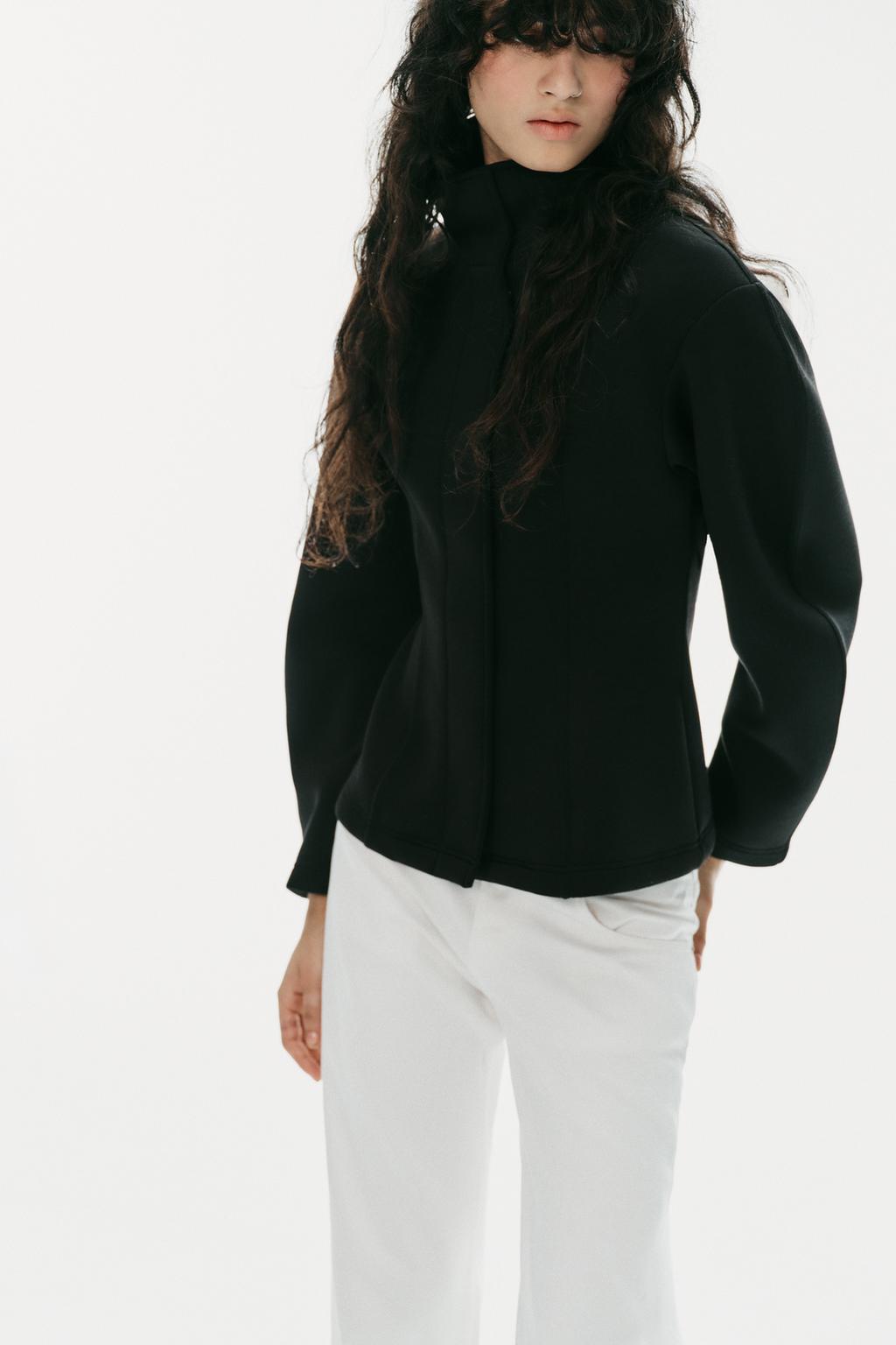 RAISED COLLAR JACKET