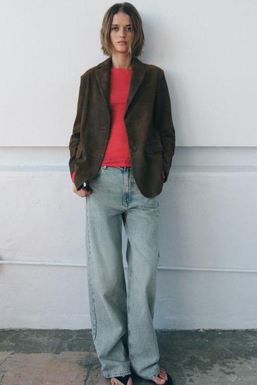 BLAZER, %100 ANTEZKO LARRUA, ZW COLLECTION LIMITED EDITION - Marroia, Zara-rena