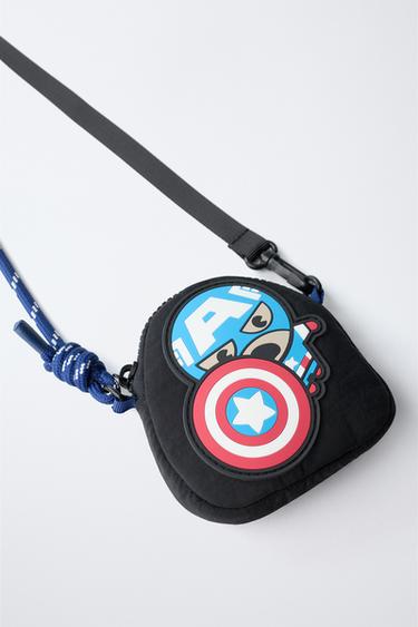 THE AVENGERS © MARVEL CROSSBODY BAG - Black by Zara - Image 2