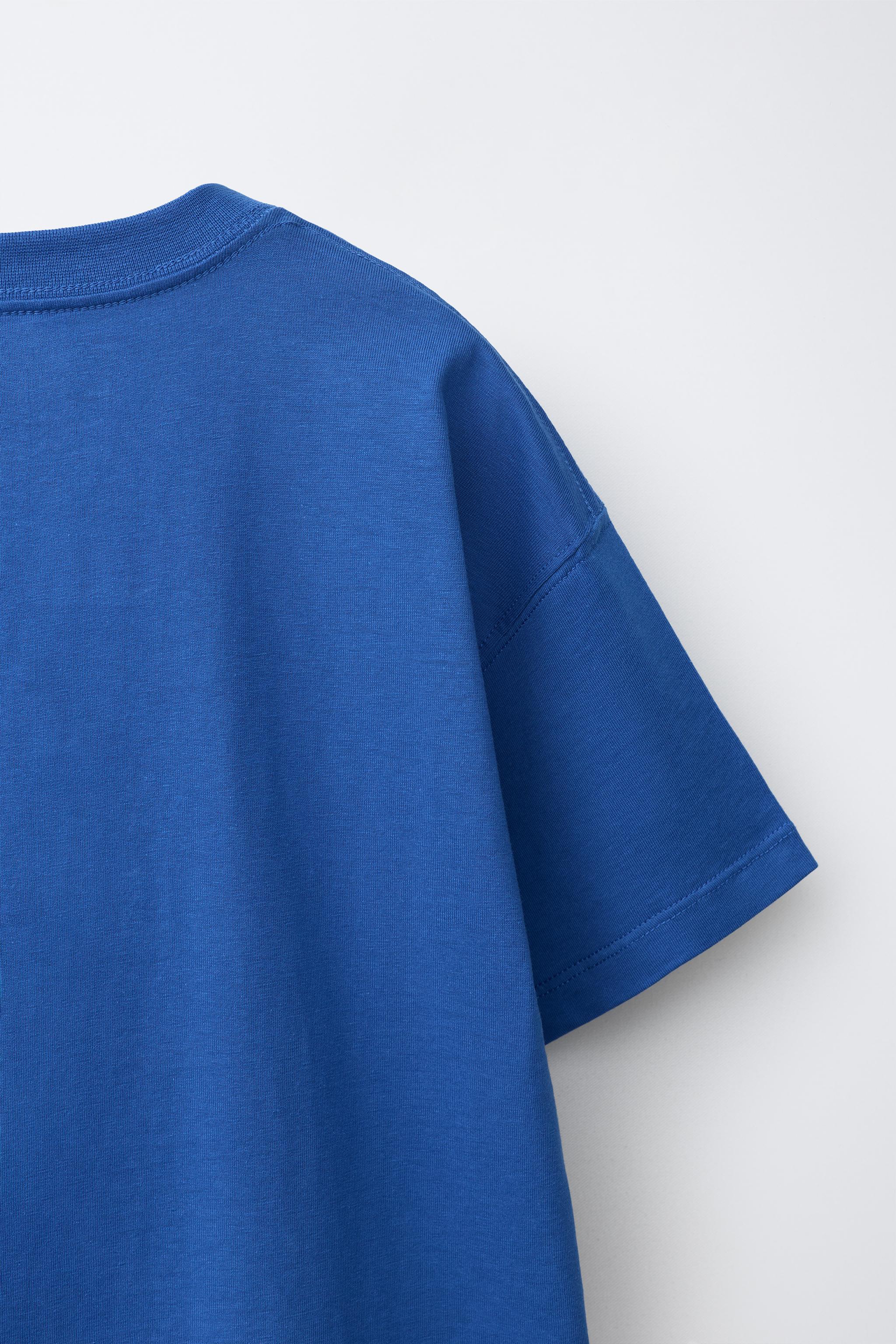 Детские футболки Zara VARSITY GRAFFITI T-SHIRT — фото 4