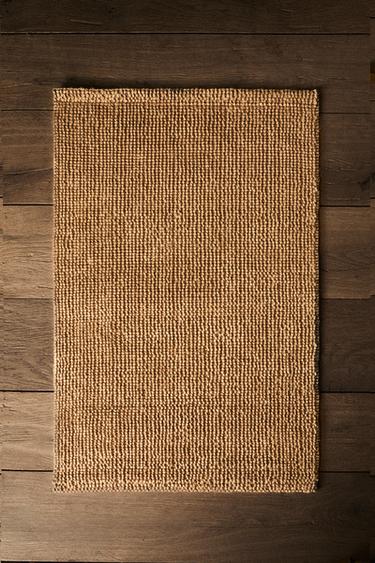 FELPUDO LISO YUTE - Beige claro de Zara