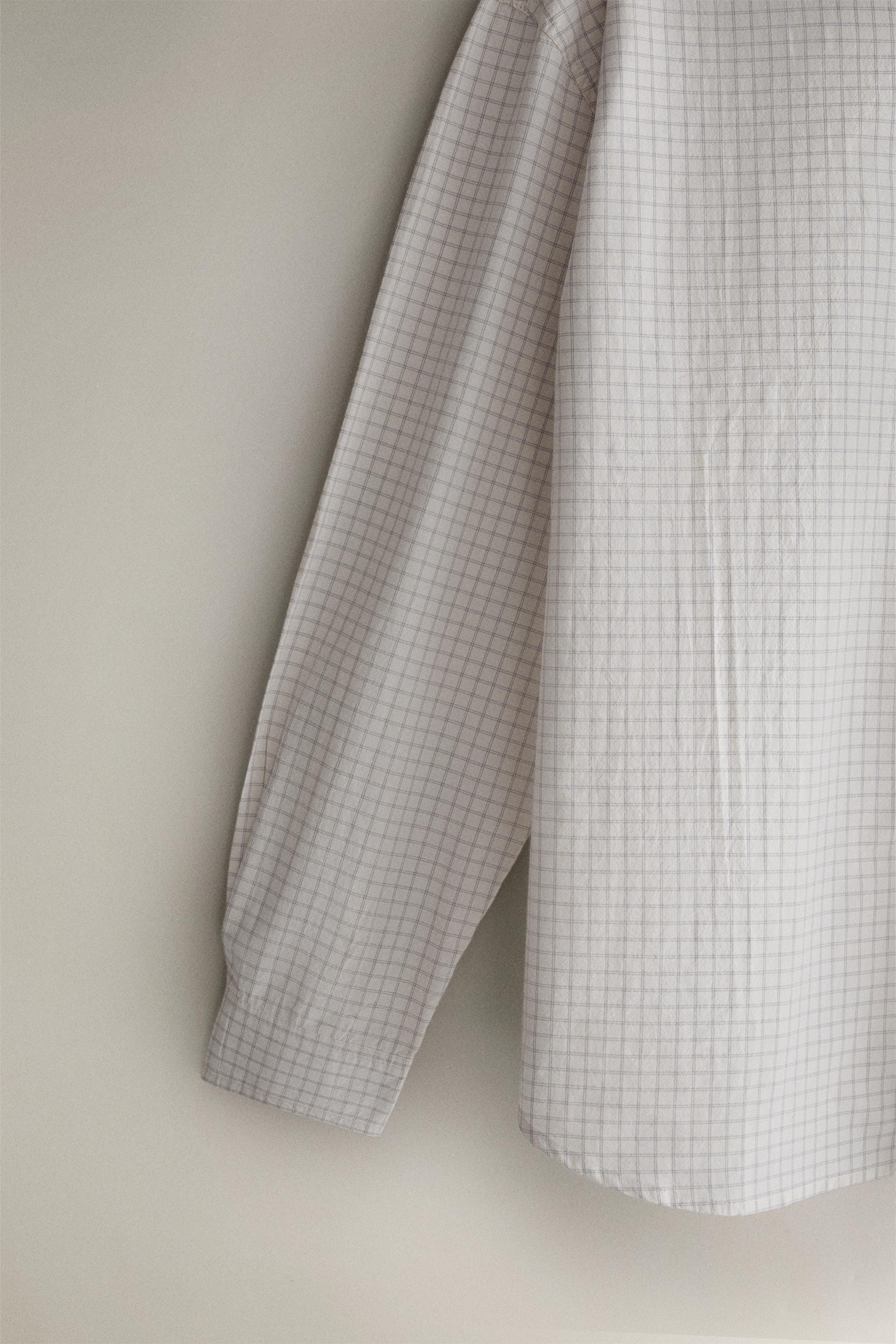 CHEMISE EN COTON À CARREAUX