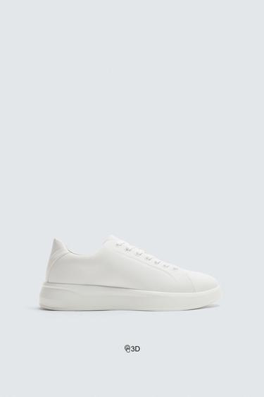 MONOCHROME CHUNKY TRAINERS - White by Zara