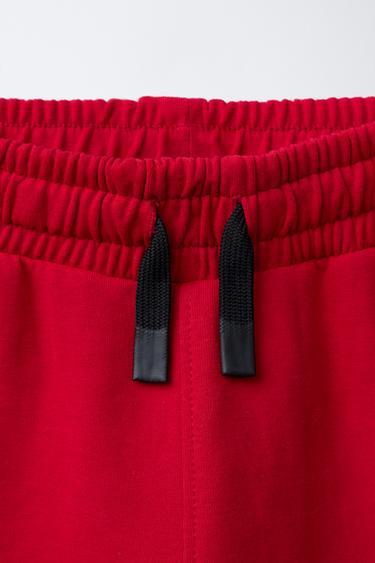 PANTALON DE JOGGING SPORTY - Rouge de Zara - Image 2
