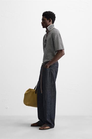 POLO EN MAILLE RAYURES - Rayures de Zara - Image 3