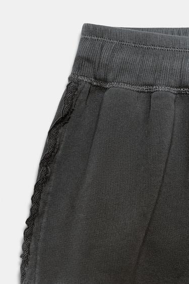 WASHED LACE SHORTS - Blue / Grey by Zara - Image 5