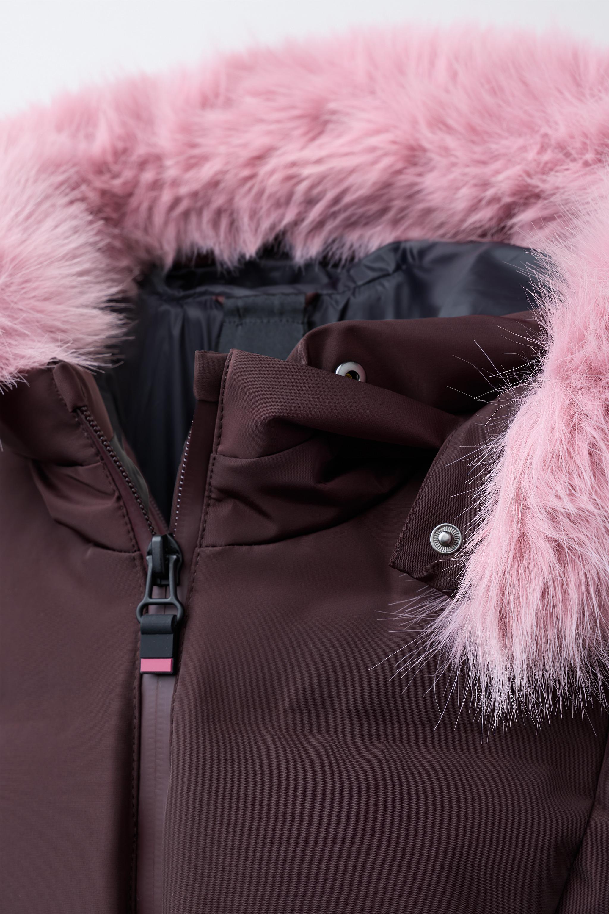 DOWN FEATHER PUFFER JACKET WITH BELT, WATER-RESISTANT AND WINDPROOF, RECCO® SYSTEM, SKI COLLECTION