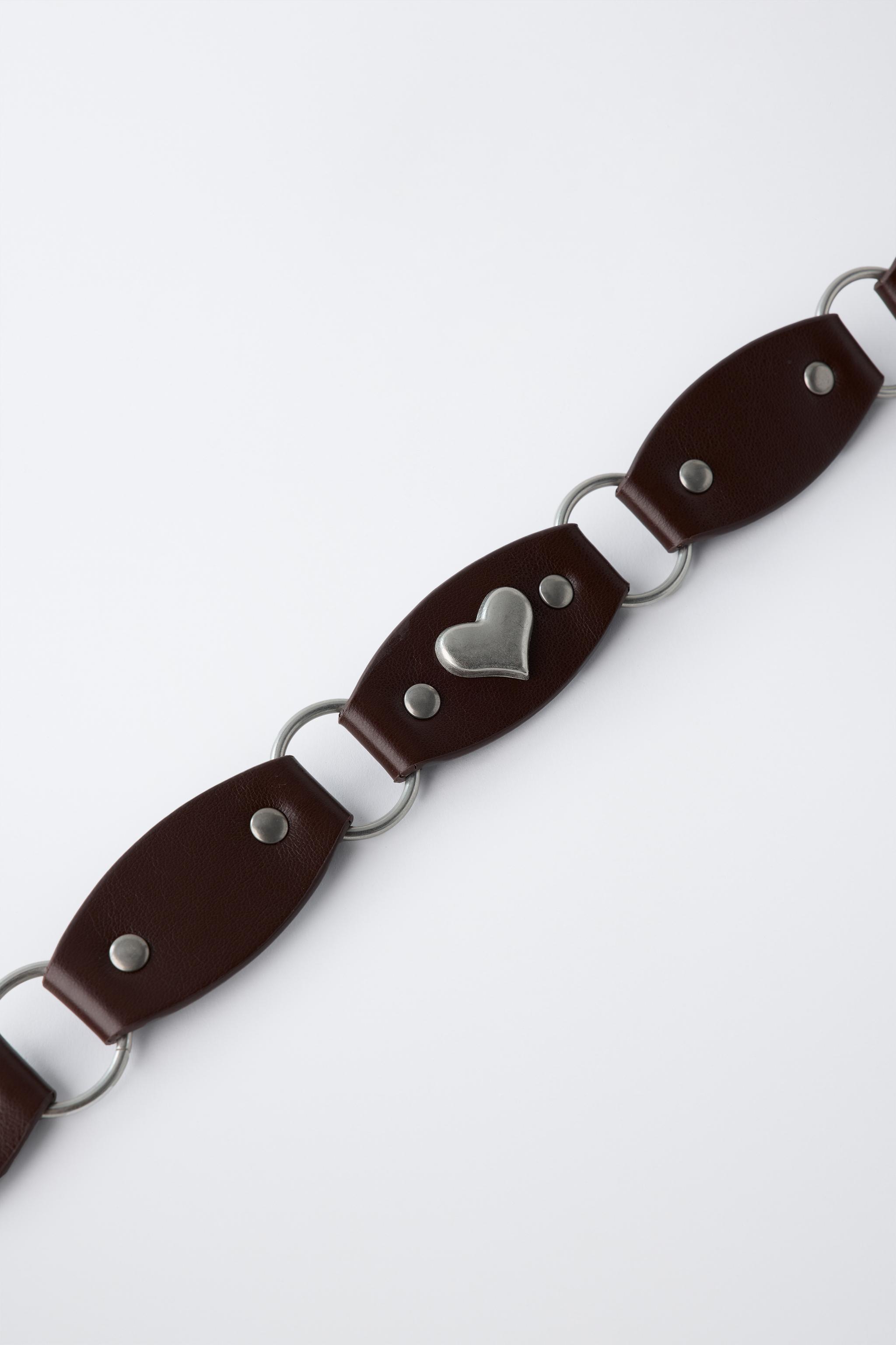 HEART APPLIQUÉ BELT