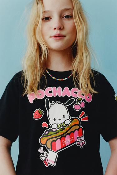 CAMISETA POCHACCO AND HIS FRIENDS © SANRIO - Negro de Zara