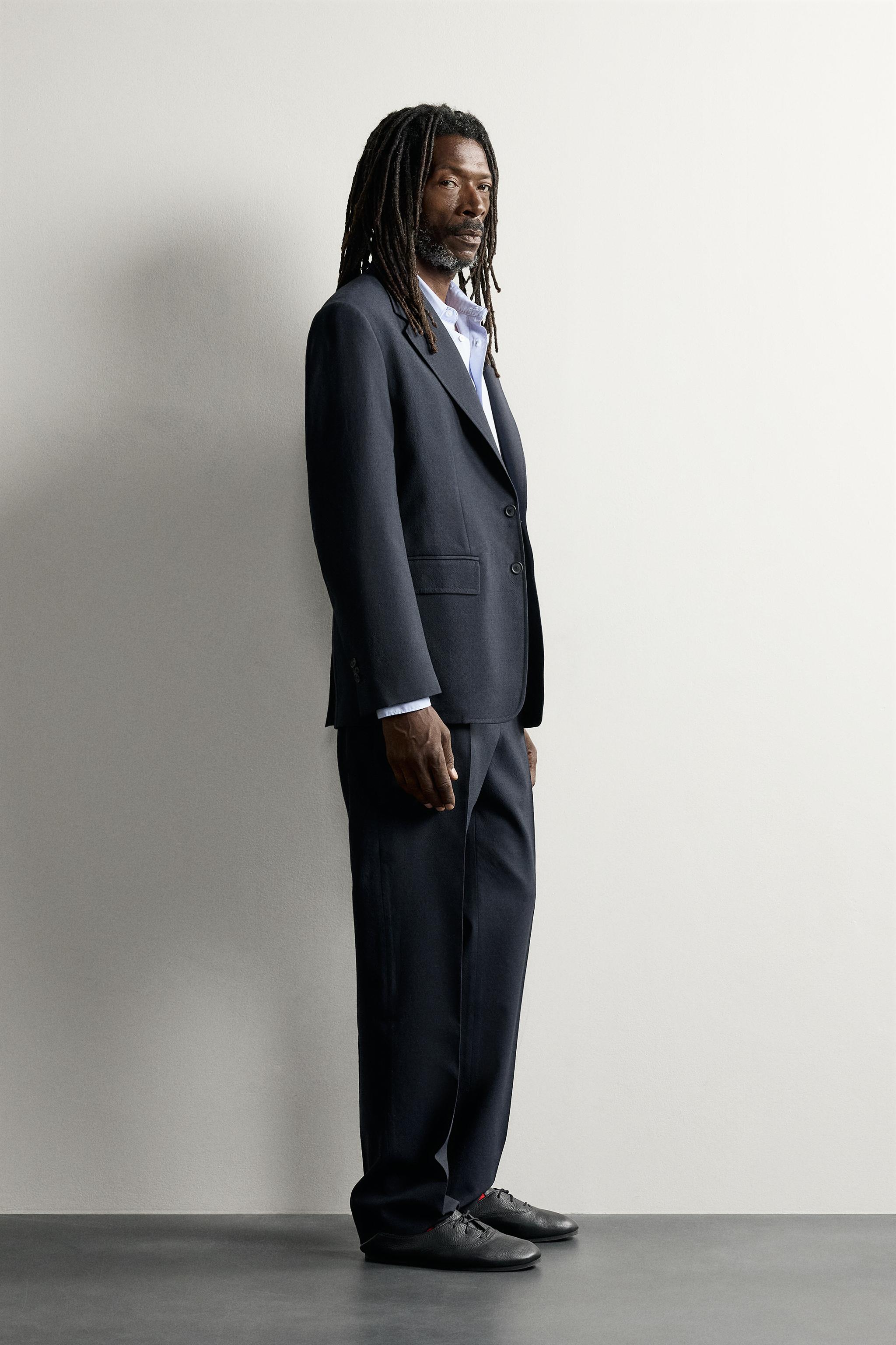 AARON LEVINE X ZARA 100% WOOL SUIT BLAZER
