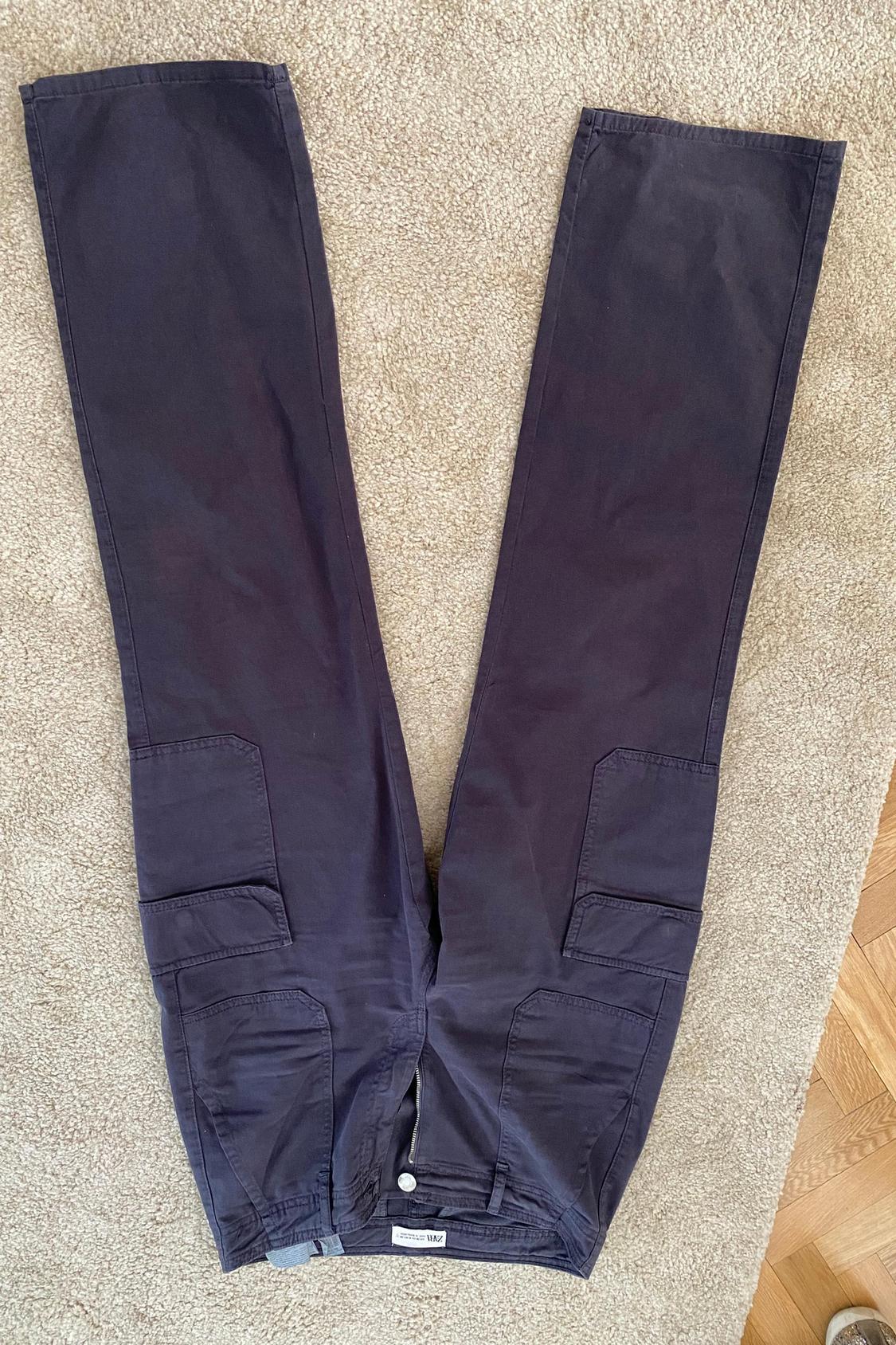 PANTALON CARGO RECTO AZUL - Image 5