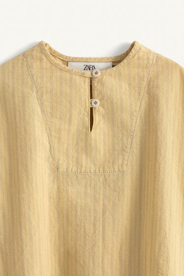 LIMITED EDITION STRIPED SHIRT - Vanilla by Zara - Image 6