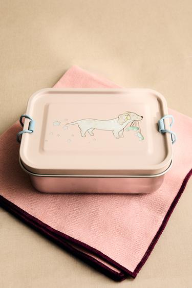 DZIECIĘCY LUNCH BOX Z PSEM NA ROLKACH - Wielokolorowy Zara