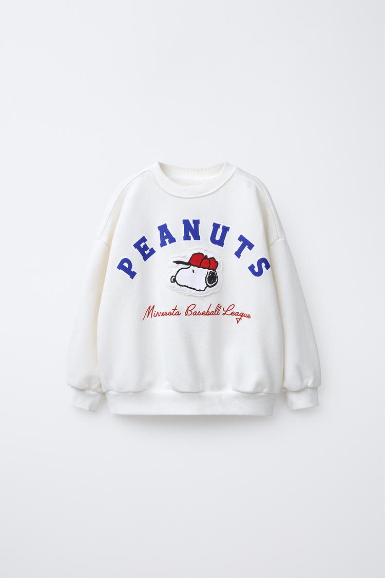 Sudadera De Snoopy De Zara Peanuts Sweatshirt Women's Fashion